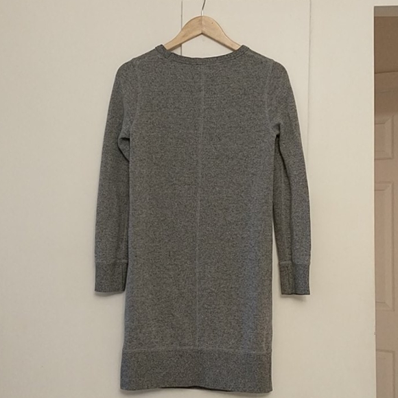 ROOTS grey sweater comfortable midi dress - Picture 2 of 6